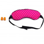 VIAGGI Microbeads Eye Mask With Ear Plugs - Pink